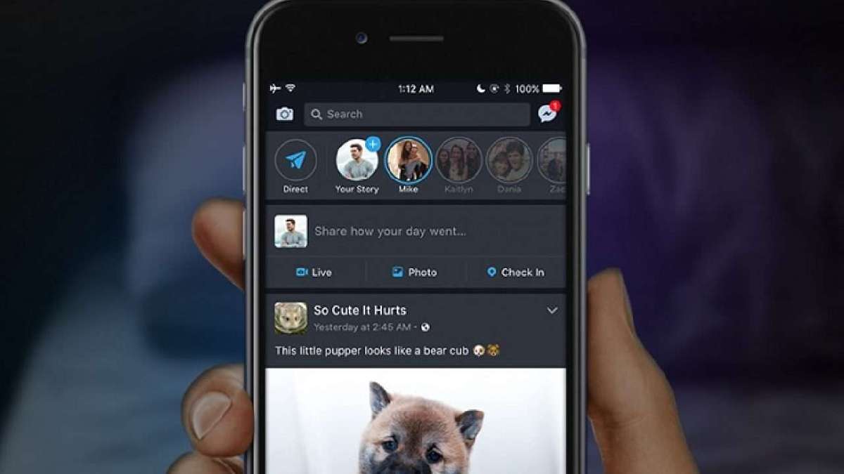 Facebook Mobil Uygulamasında Karanlık Modu Test Ediyor