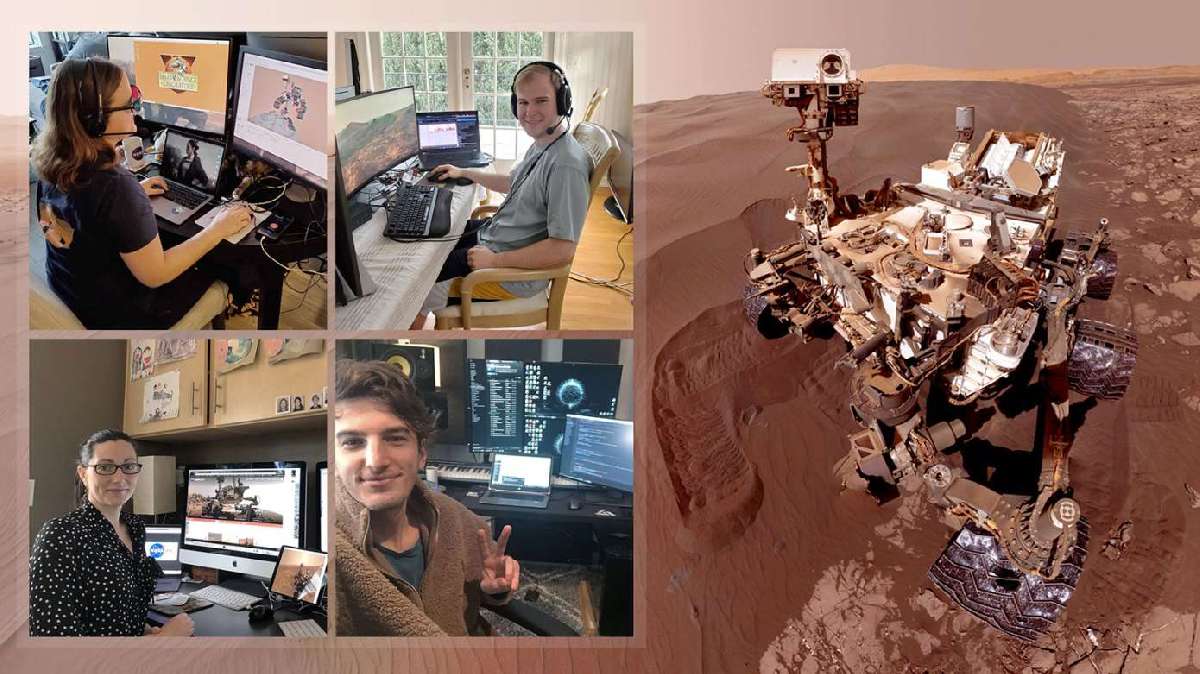 NASA Curiousity Ekibi, Mars Kaşifini Evden Yönetiyor