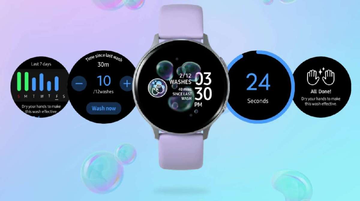 Samsung Galaxy Watch Uygulaması Ellerinizi Yıkamanızı Hatırlatacak
